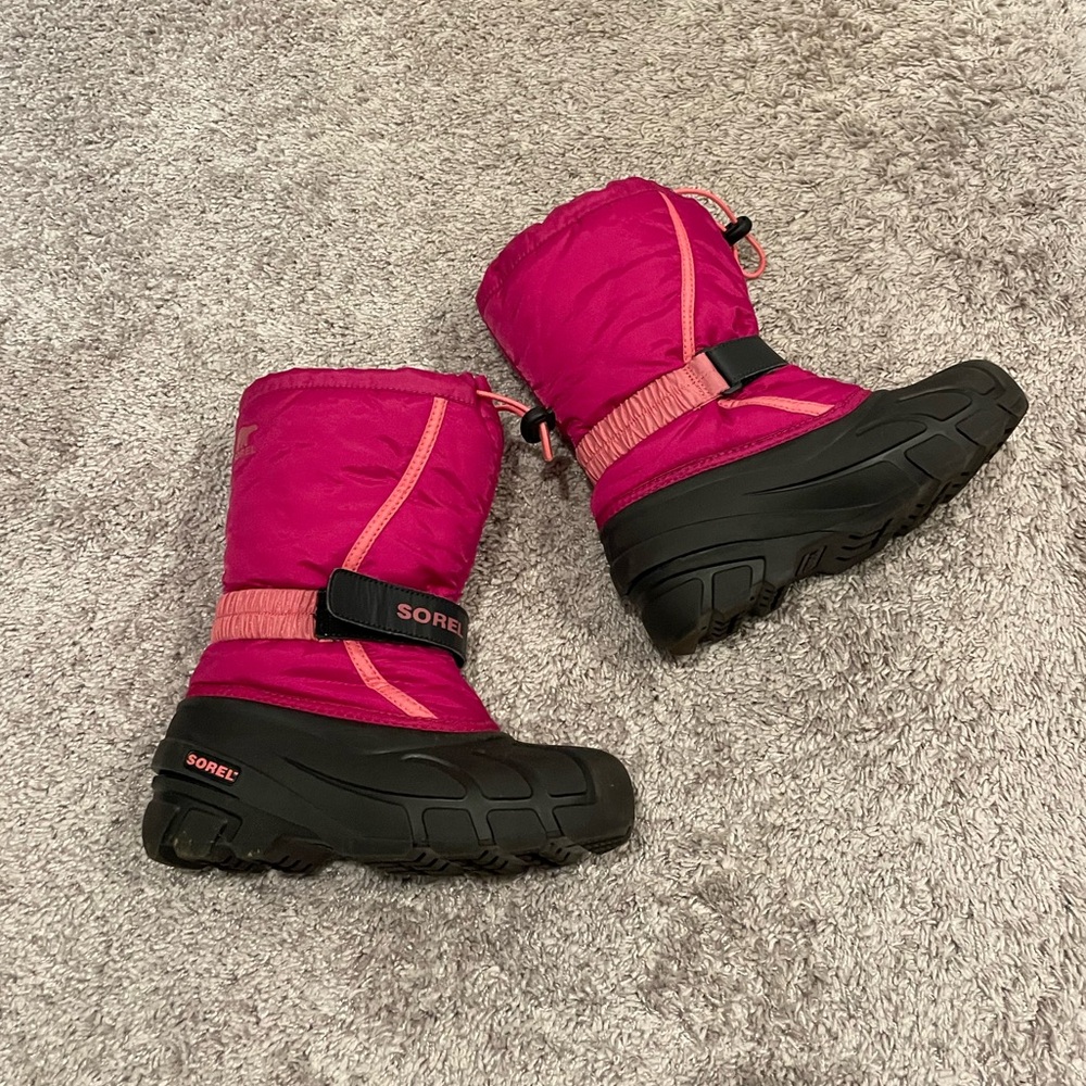 Kids Sorel Snow Boots Sz 3
